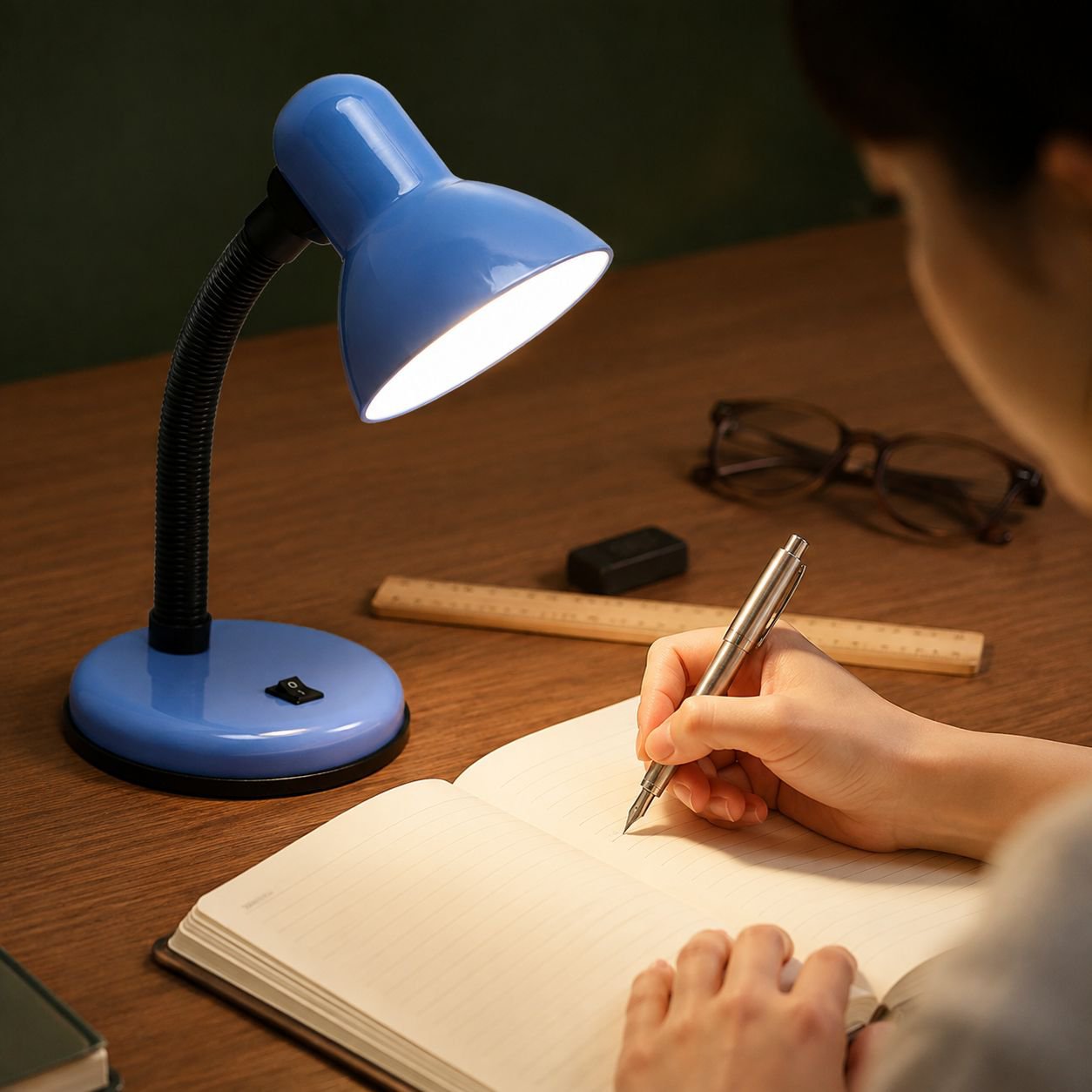 Bright LED office lamp with plug-in design