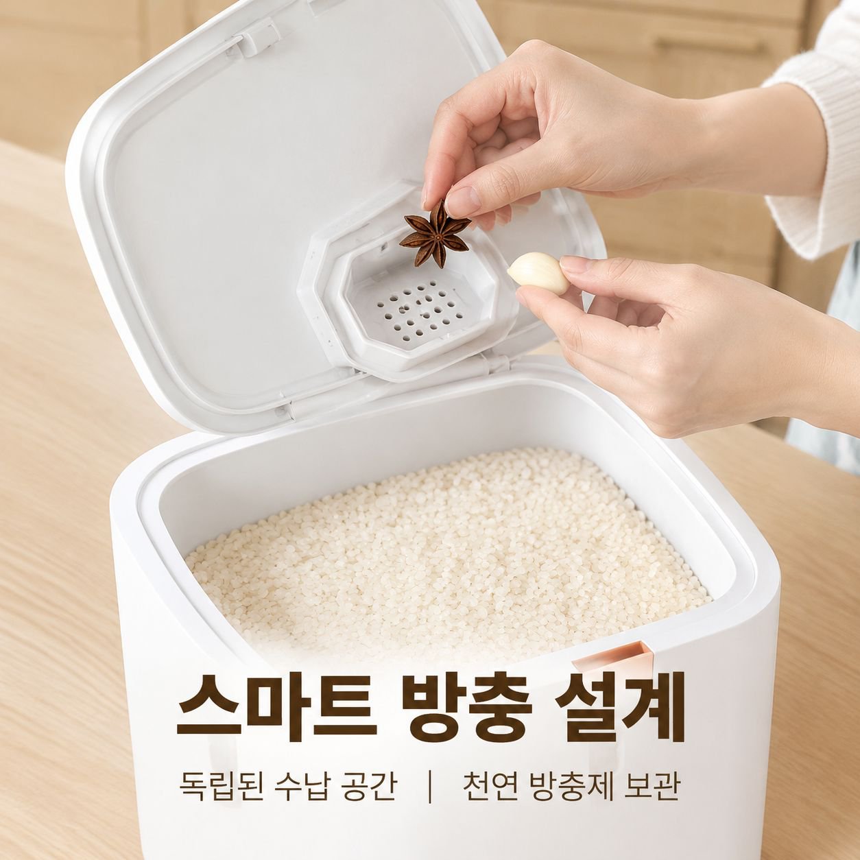 식품 등급 밀폐형 곡물 보관 용기