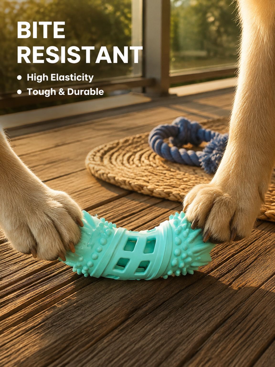 Dog floating training teething toy
