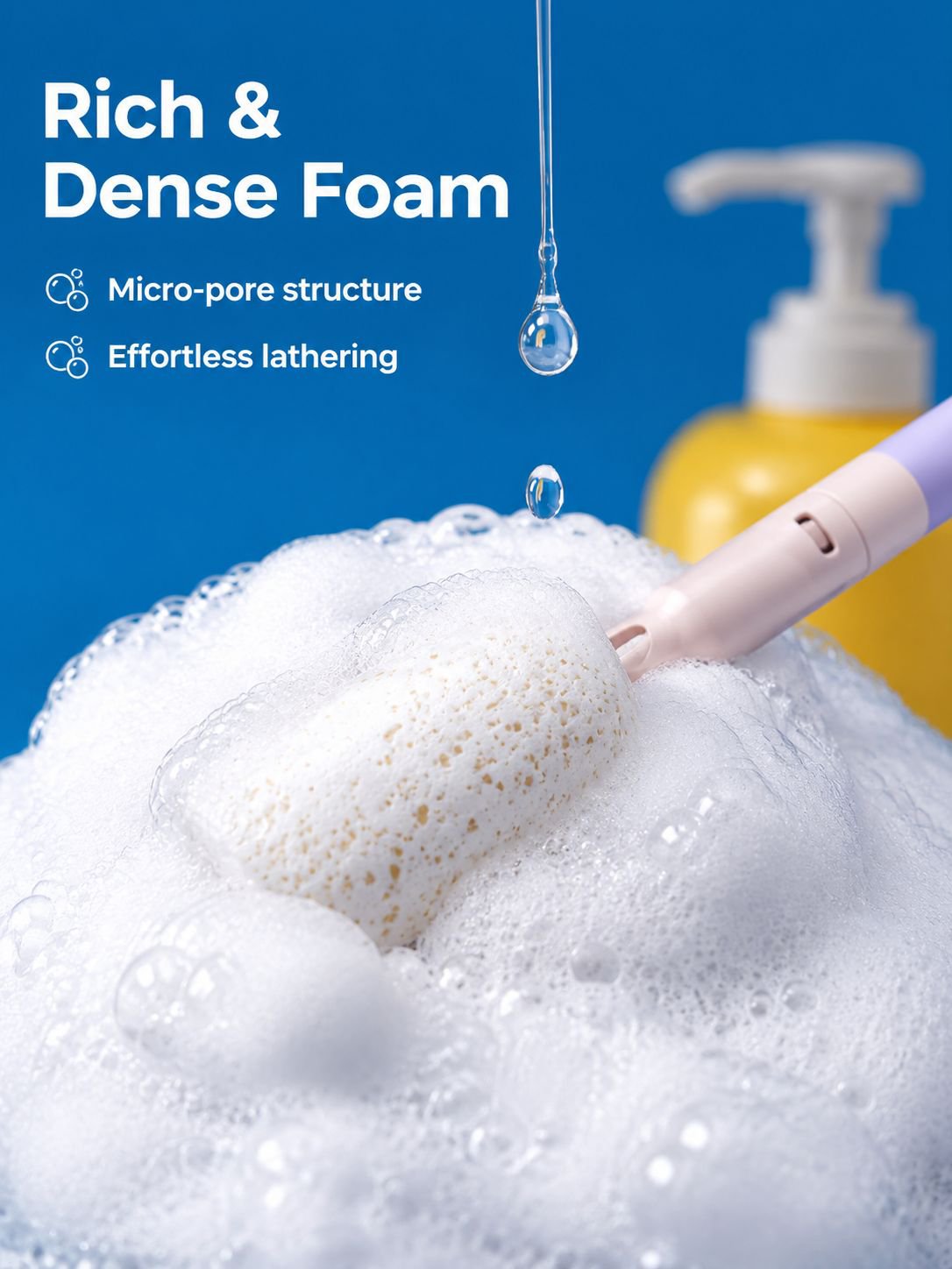 Portable baby bottle cleaning brush for travel