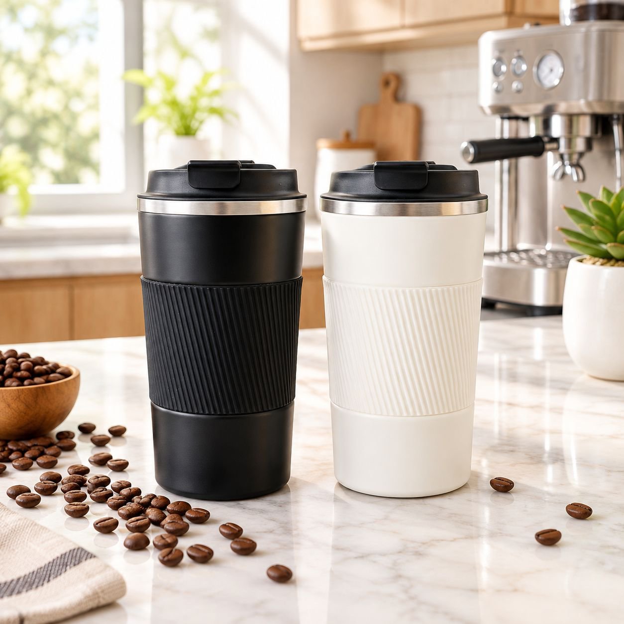 Temperature Sensor Coffee Thermos Cup