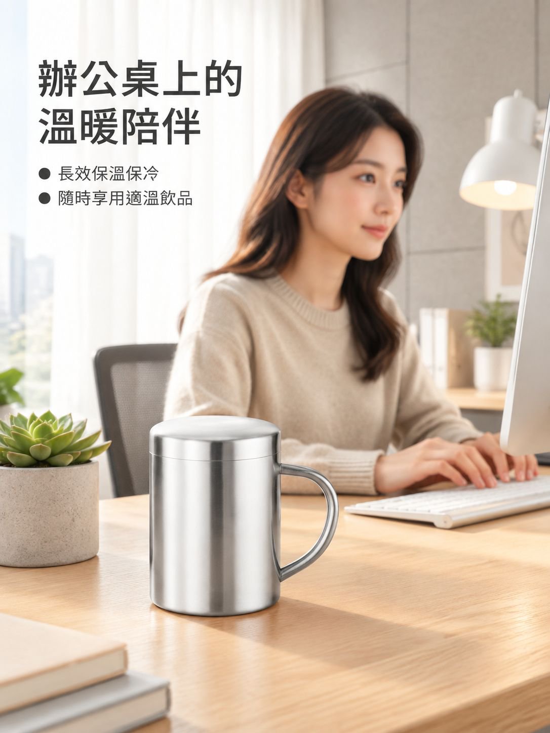 不鏽鋼辦公室馬克杯