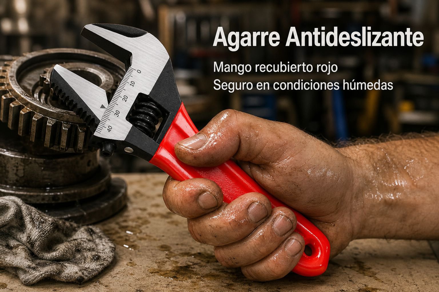 Uso de la llave ajustable en trabajos de bricolaje
