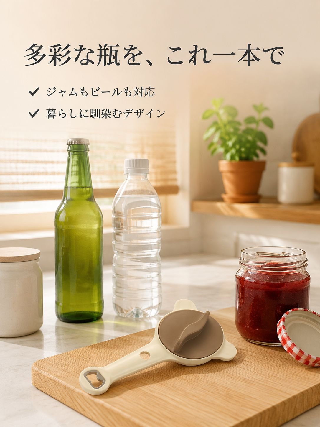 多機能調節式ボトルキャップ