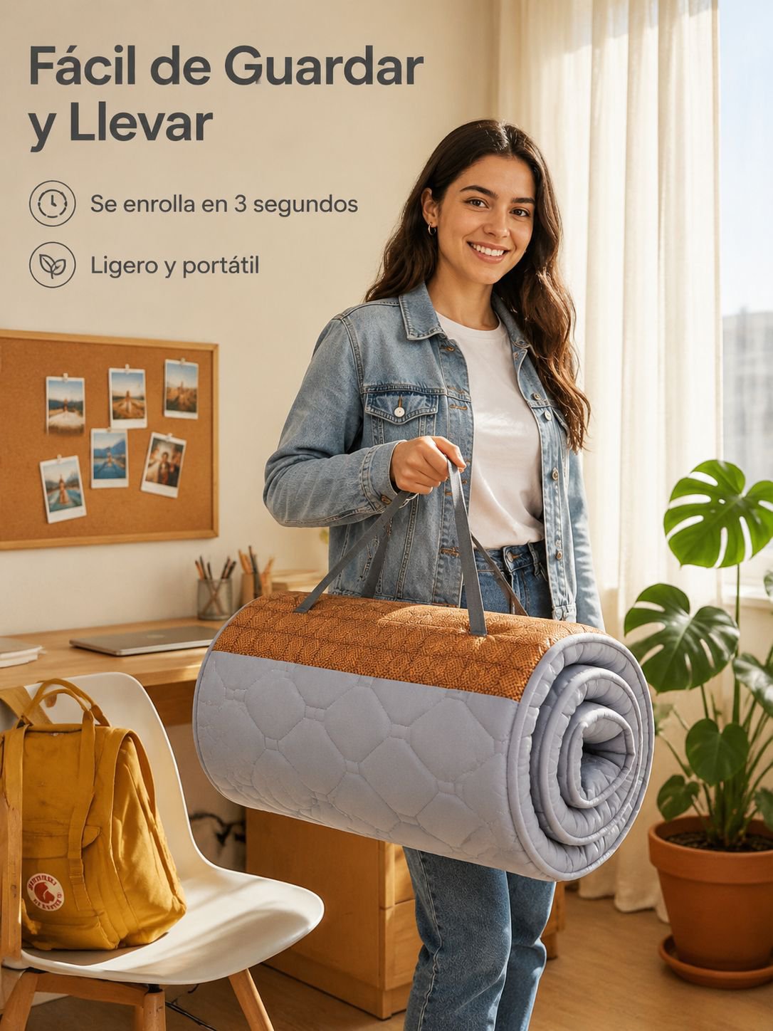 Colchón suave tipo tatami para estudiantes