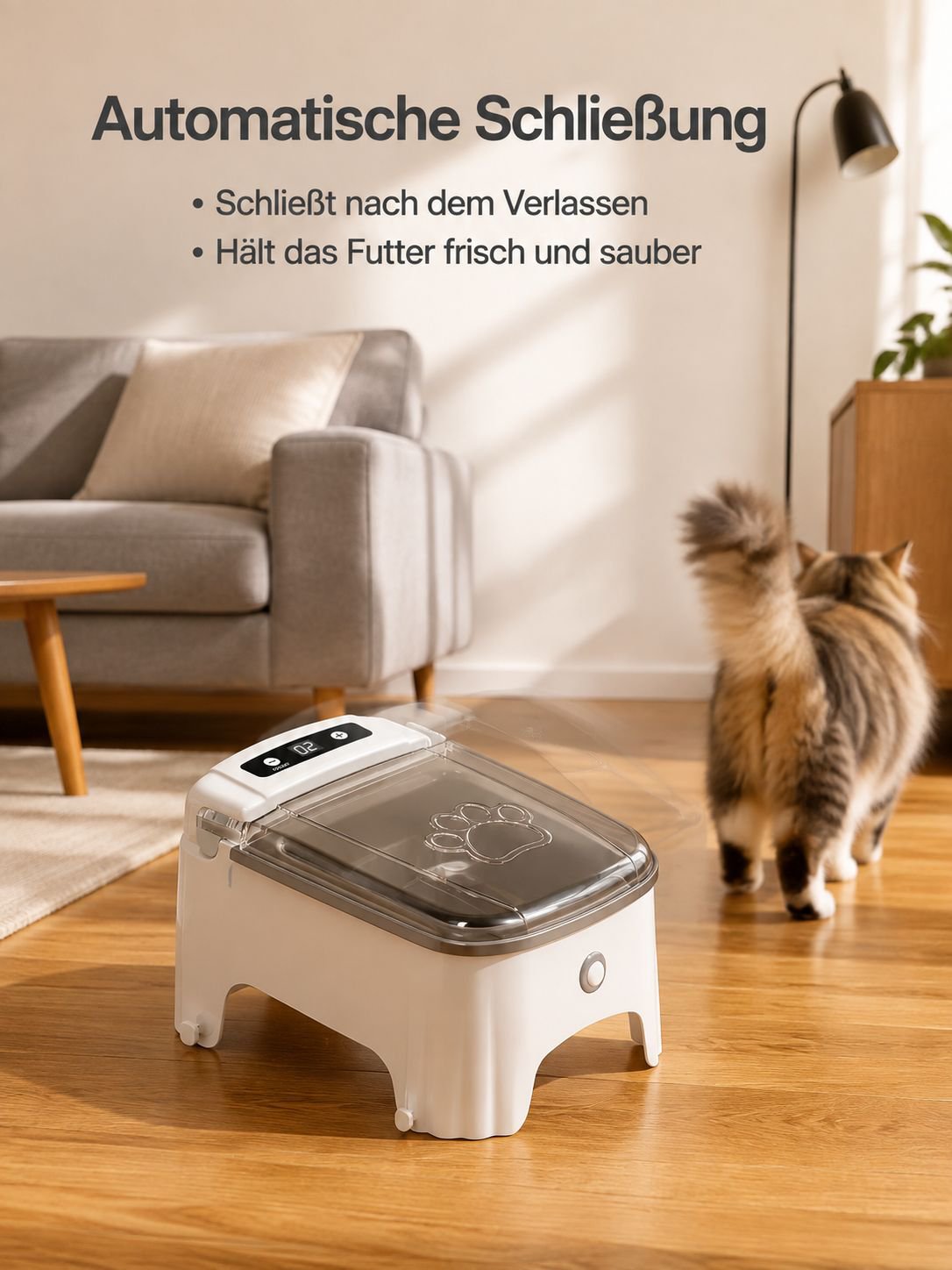 Futterspender Hund mit automatischer Fütterung