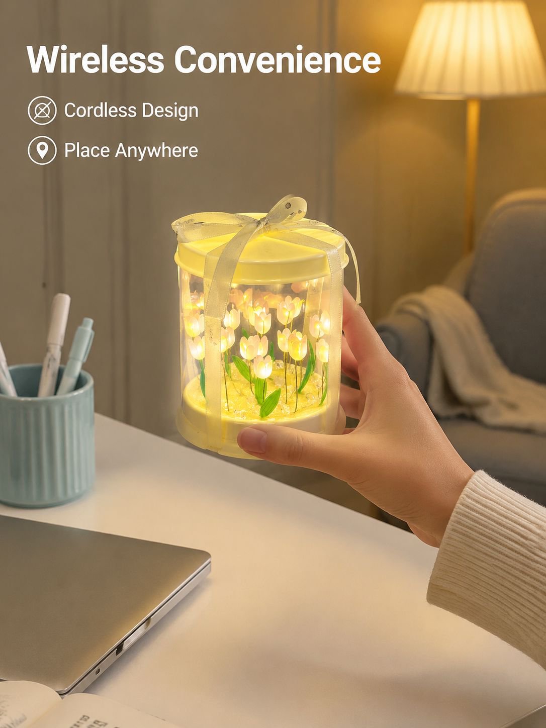 Tulip Motif Night Light