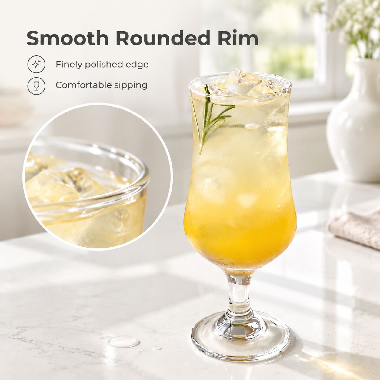 Glass Juice Cup Milkshake Milk Tea Goblet Fruit Beverage Drinking Glass