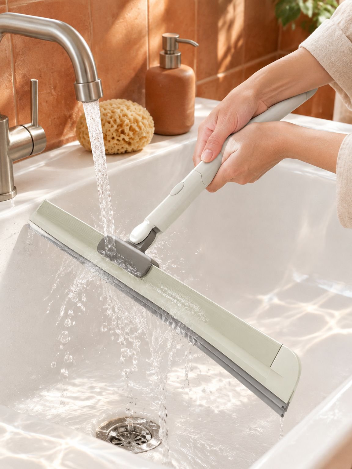 escobilla de goma de silicona para suelos