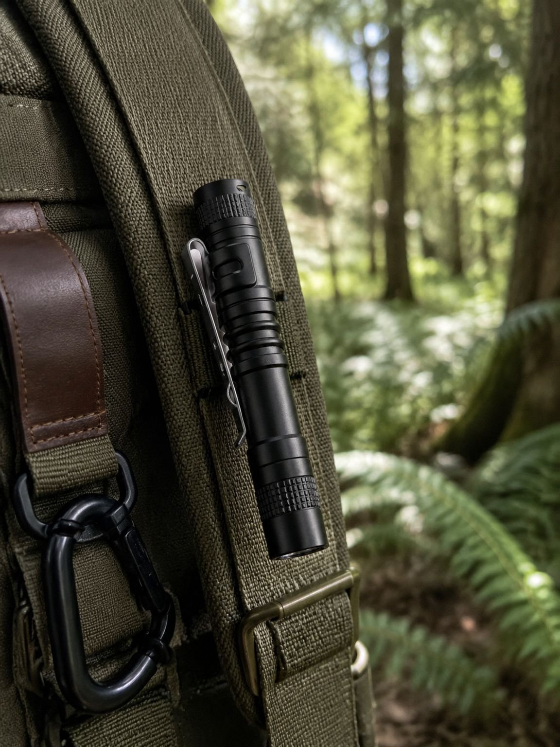 Durable handheld flashlight with premium construction for emergencies