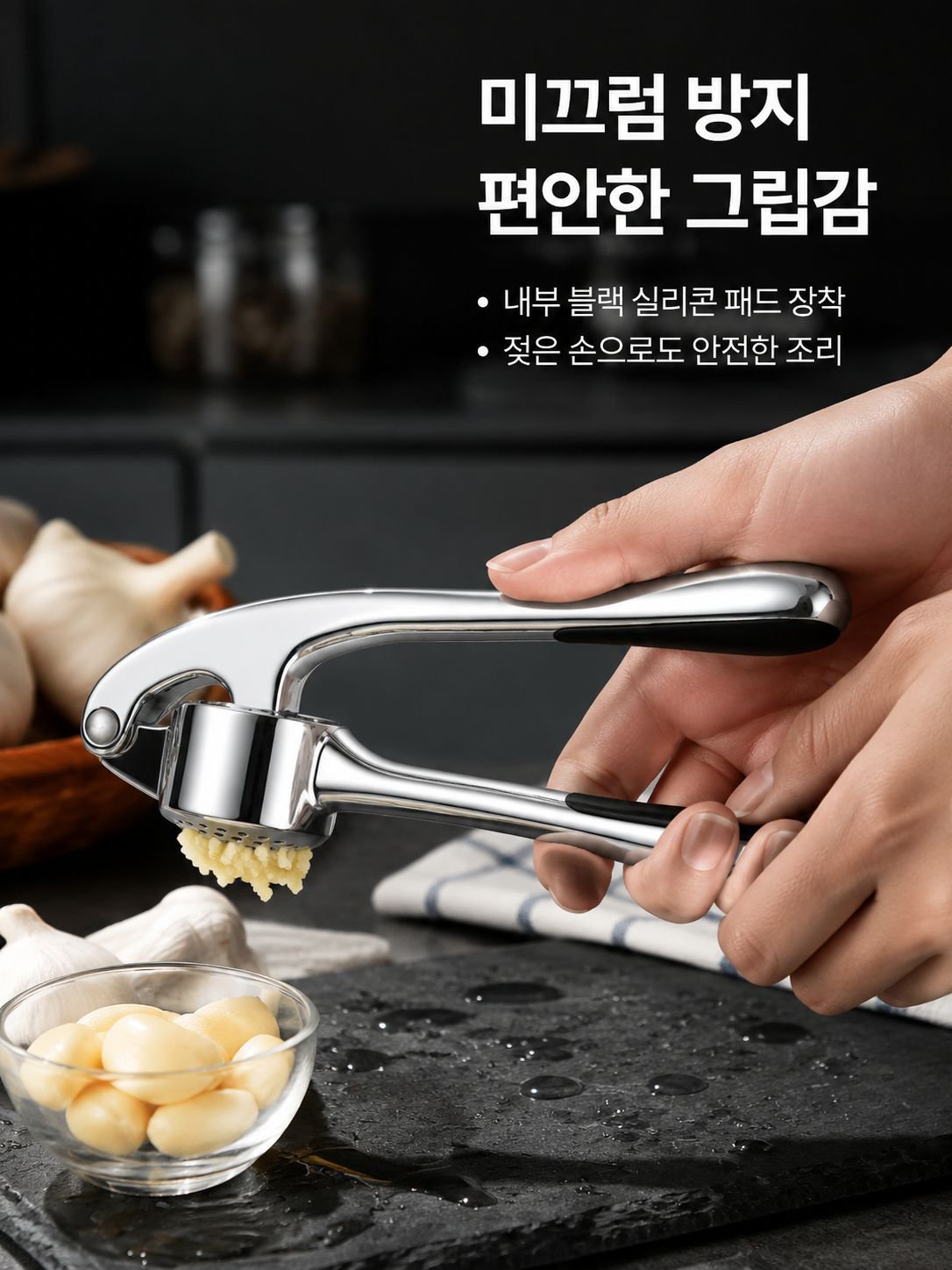 수동 마늘 믹서 분쇄기