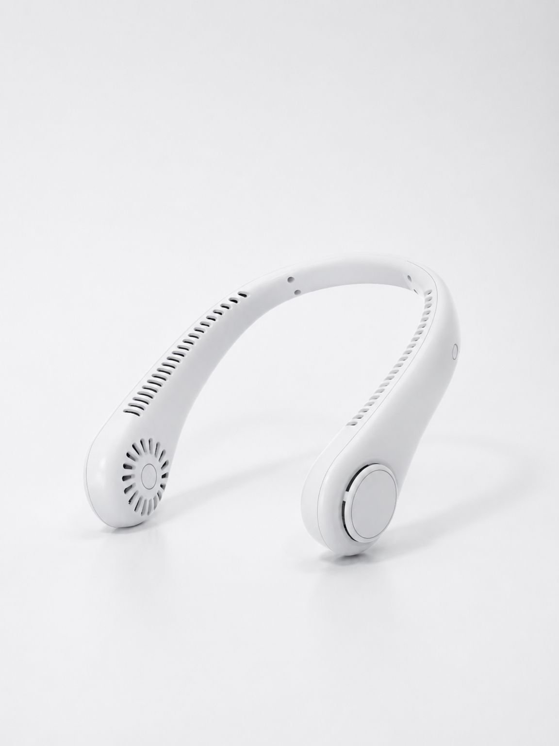 Nuevo ventilador de cuello, recargable por USB, pequeño portátil para exteriores, turbina de bajo ru