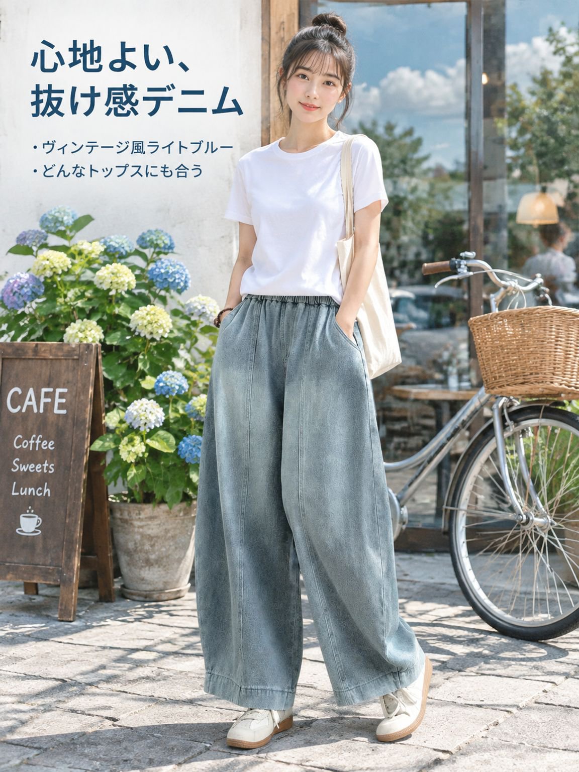 ワイドパンツ