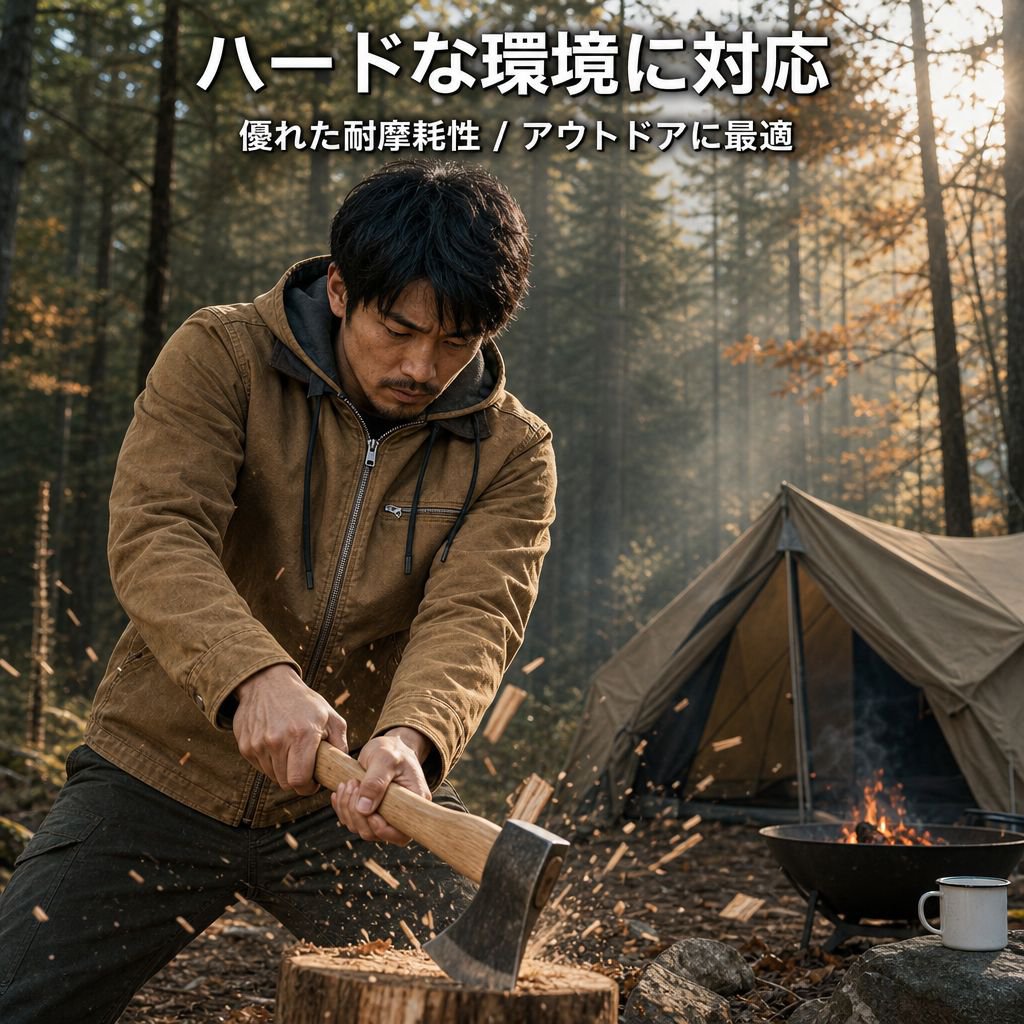メンズ 無地 フード付き フリース裏地付きジャケット