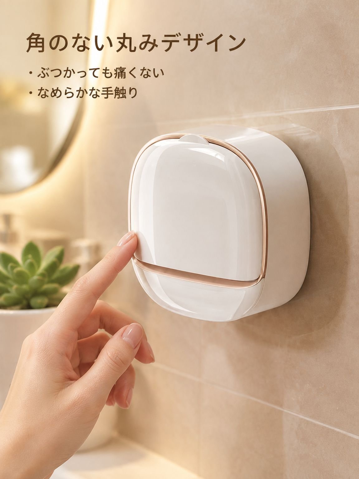 壁掛け式かわいい石鹸ホルダー