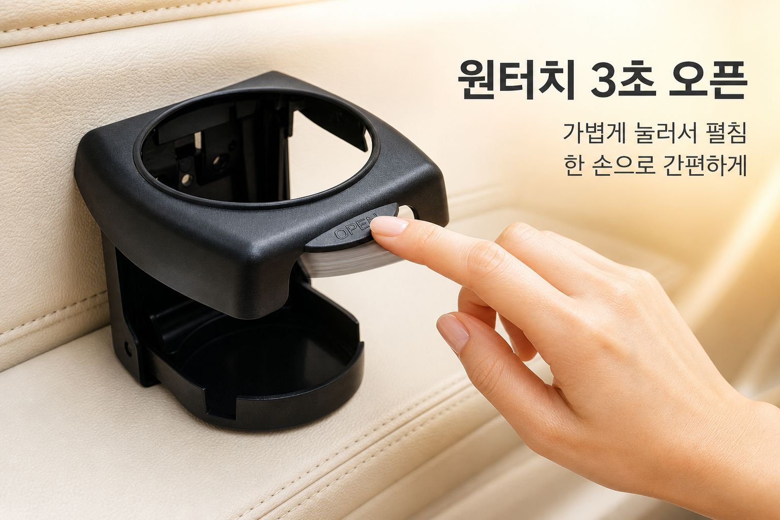 범용 차량 컵홀더 자동차 음료 거치대 다기능 물컵홀더