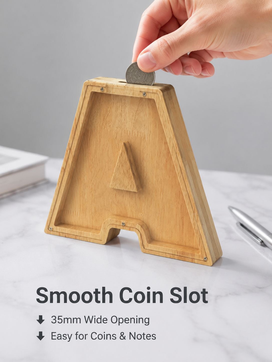 Wooden Gift Money Box Ornament