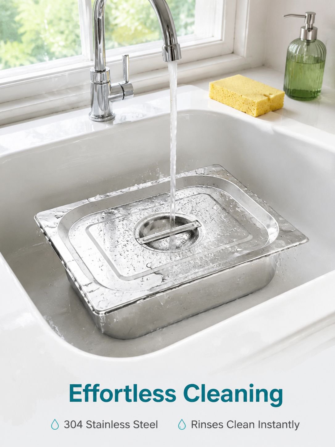 Stainless Steel Insulated Food Basin