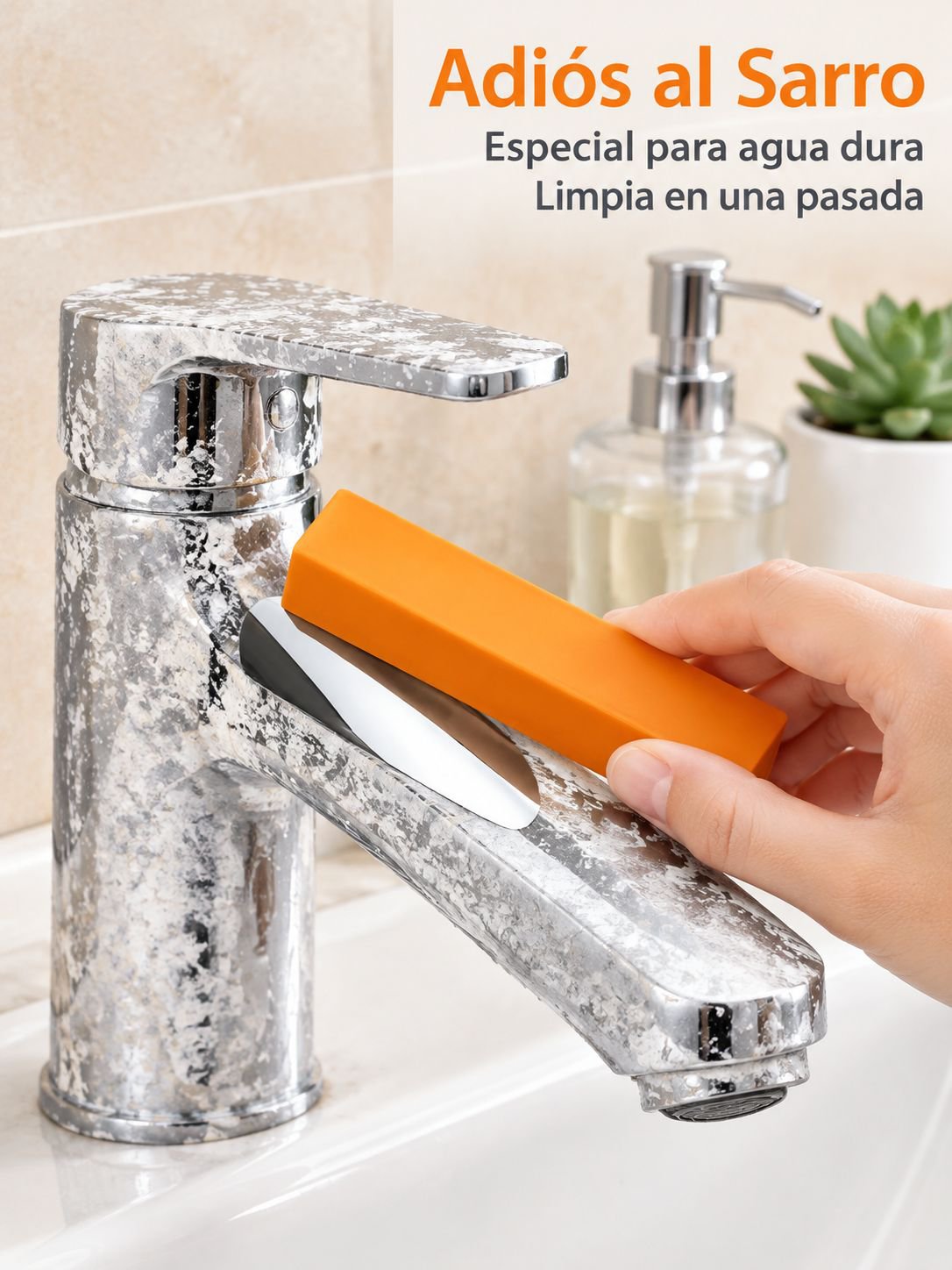 Borrador de limpieza de acero inoxidable