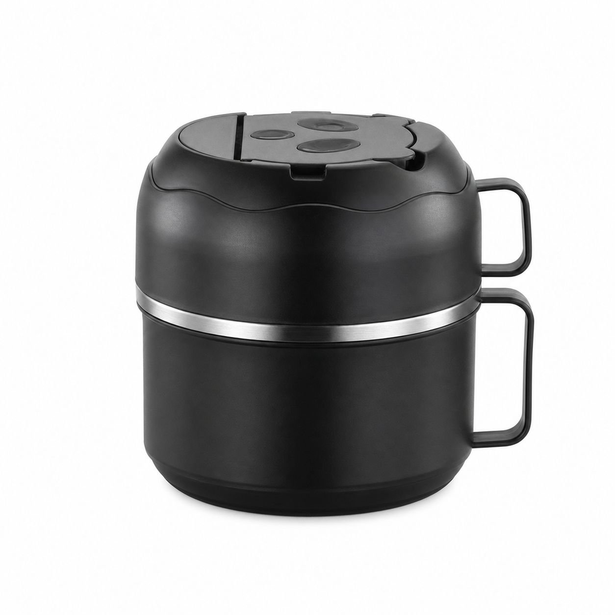 316 food grade stainless steel fast food cup double layer with lid office lunch box large capacity s