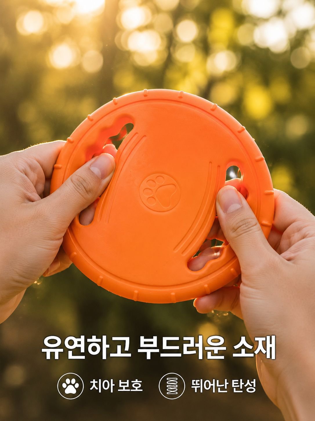 물어뜯기에 강한 개용 프리스비