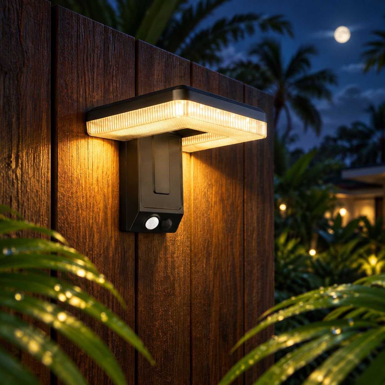Villa Solar Smart Sensor Wall Light