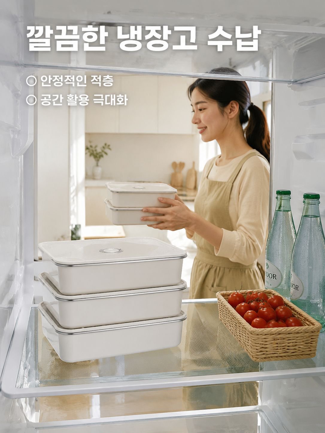 스테인리스강 항균 밀봉 신선함
