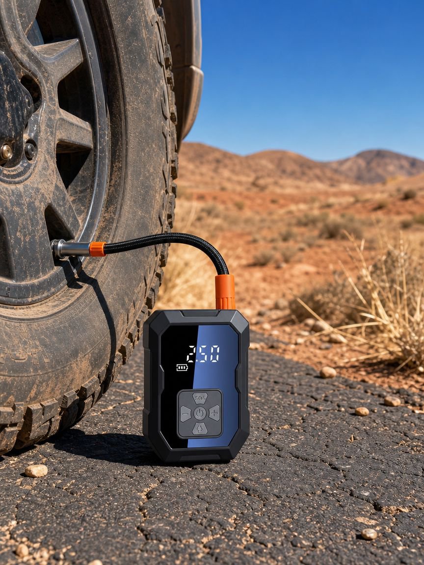 Compresor de aire recargable para automóviles