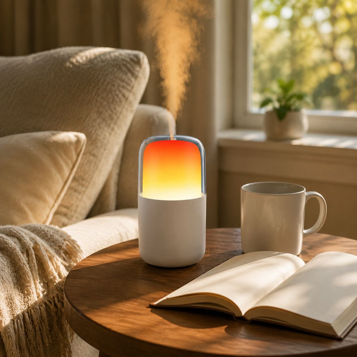 Advanced humidifier for air quality improvement