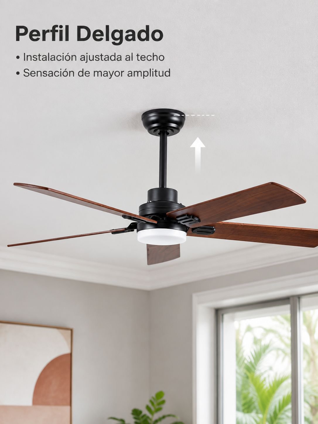 Ventilador LED de alta potencia y bajo ruido