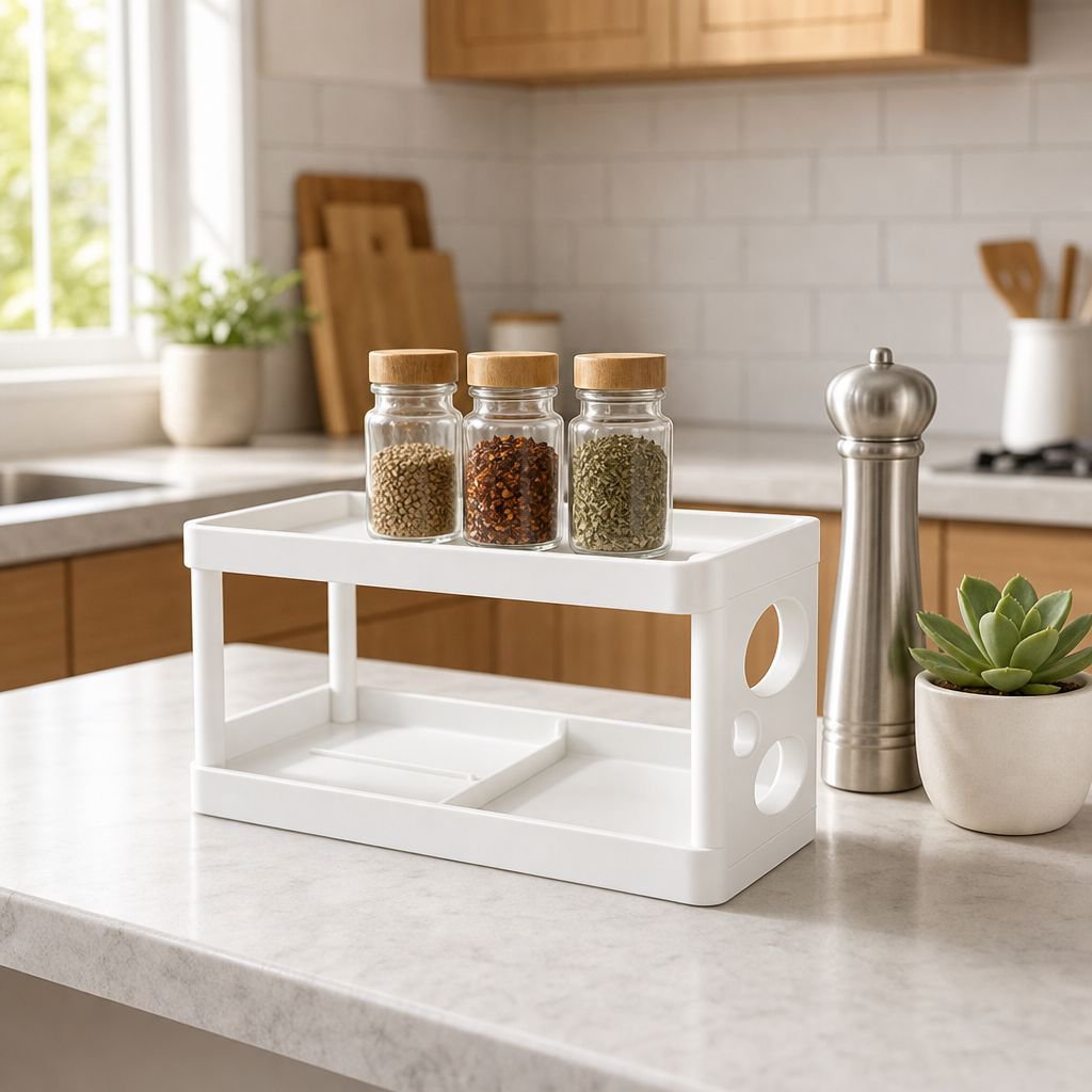 Desktop double-layer storage rack simple high-value two-layer desktop multi-functional student stora