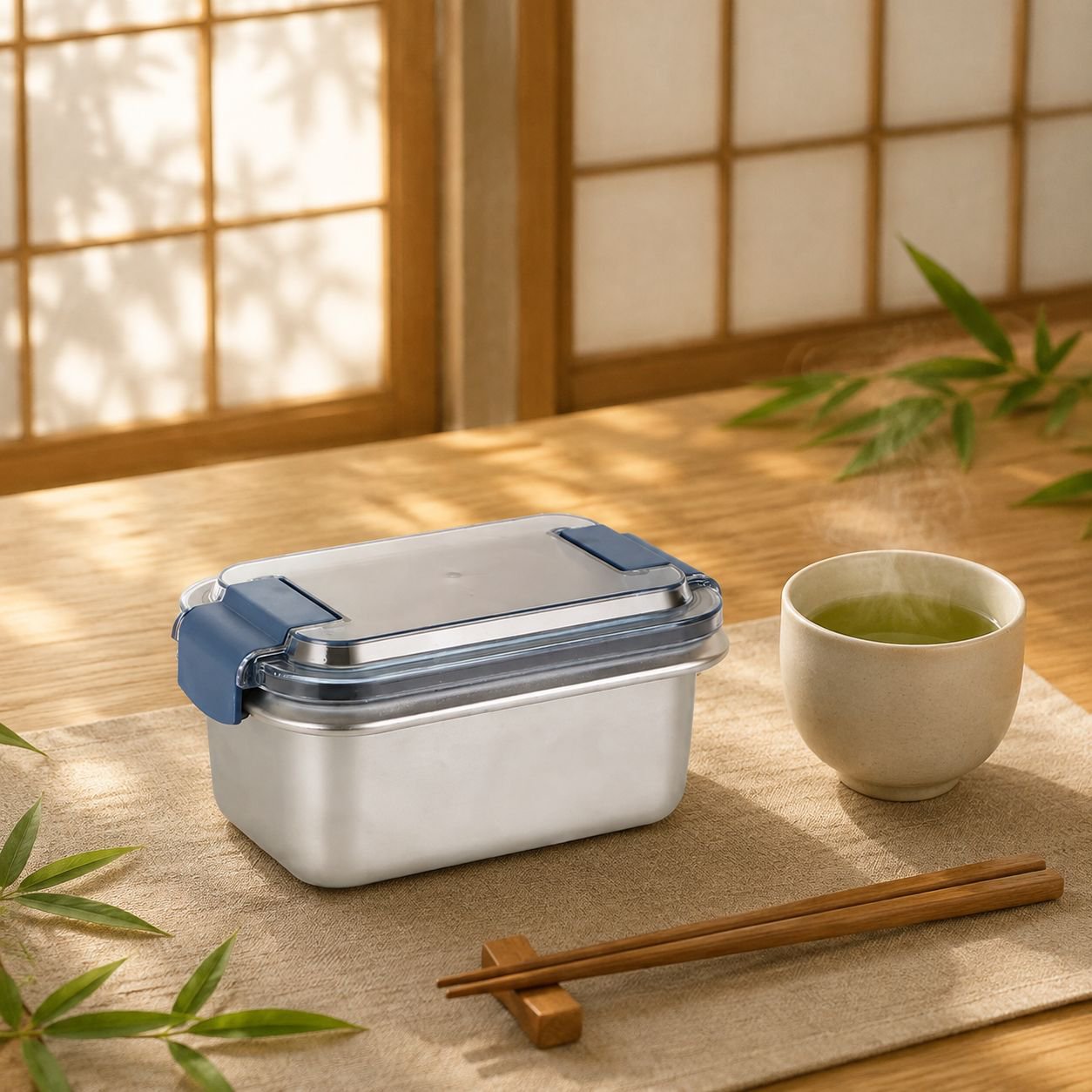 ステンレス加熱式弁当箱
