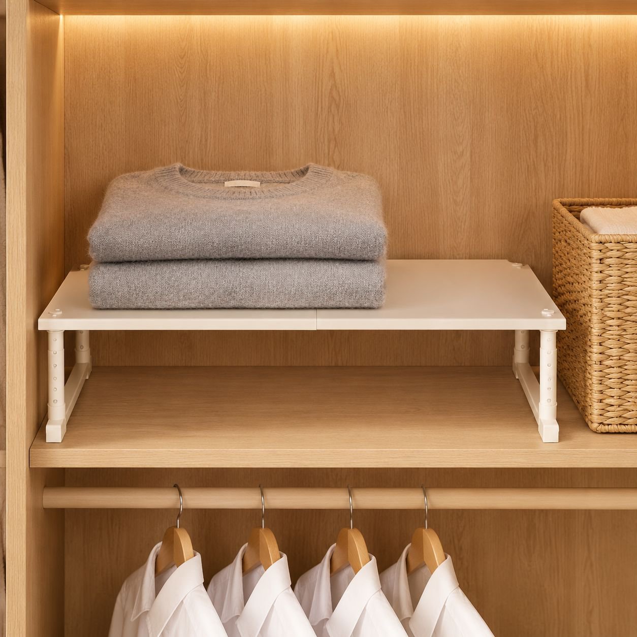 Multi-Layer Adjustable Wardrobe Storage Cabinet