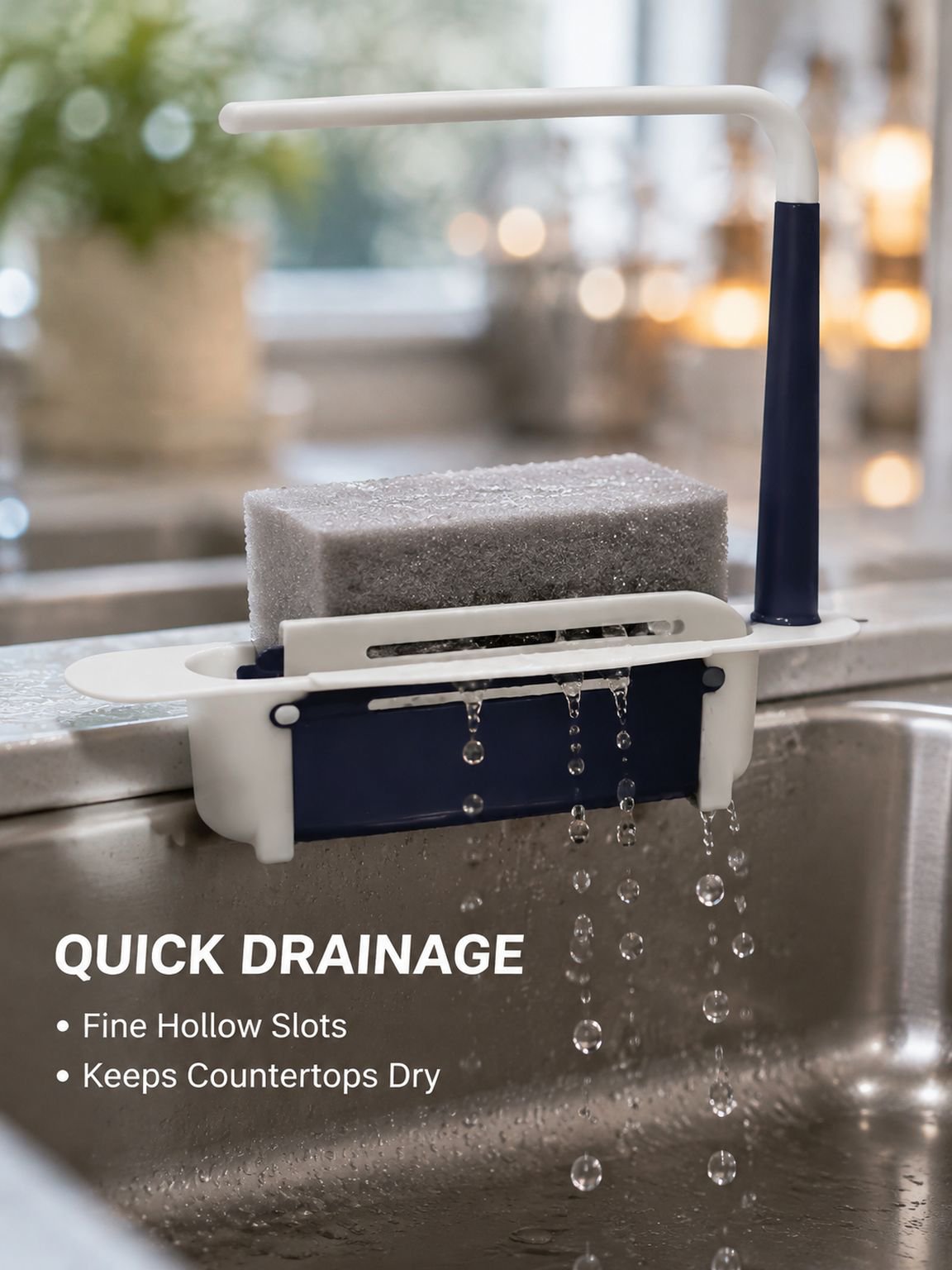 Expandable Kitchen Sink Draining Rack