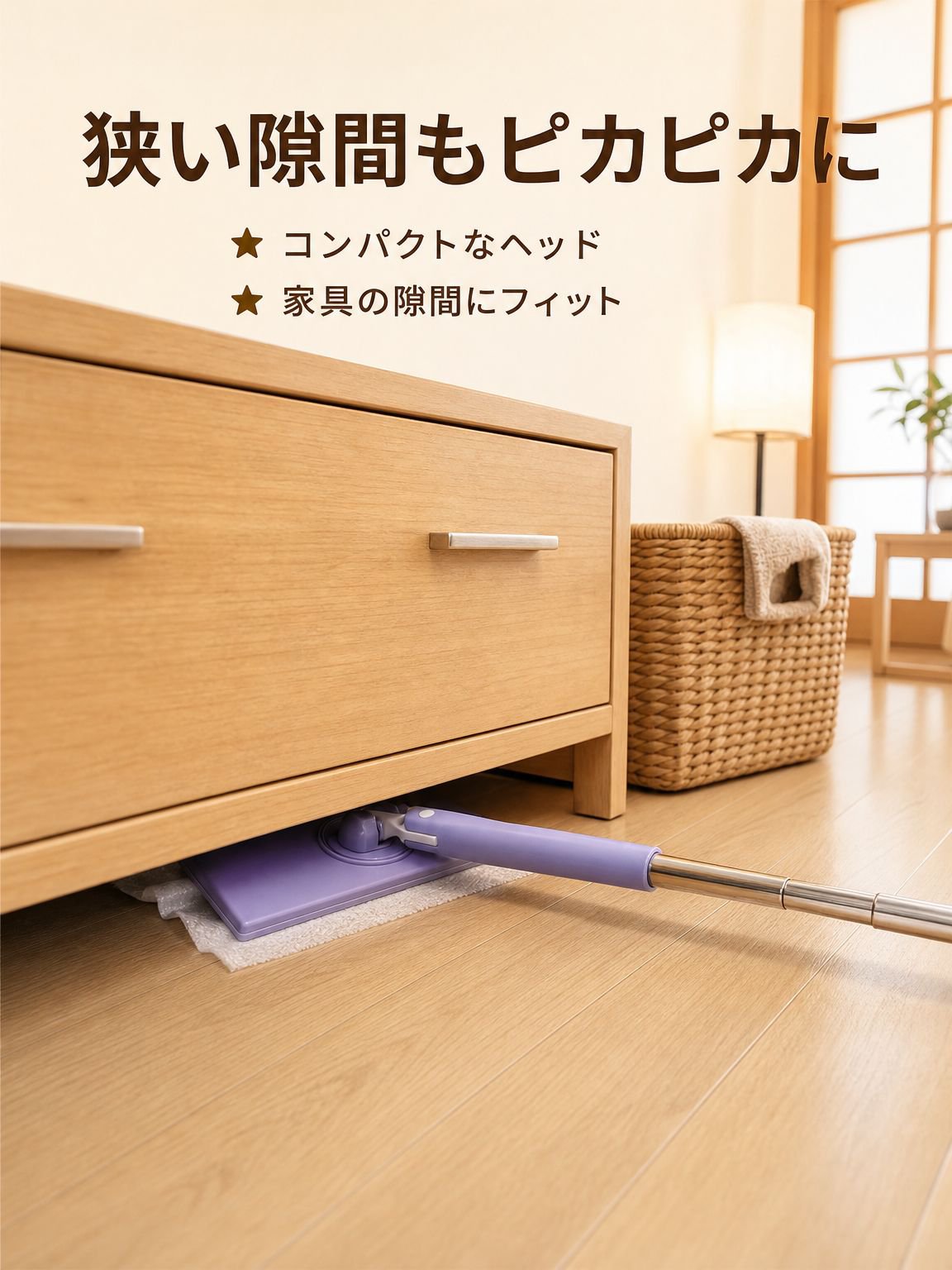 フェイスタオル 小型モップ