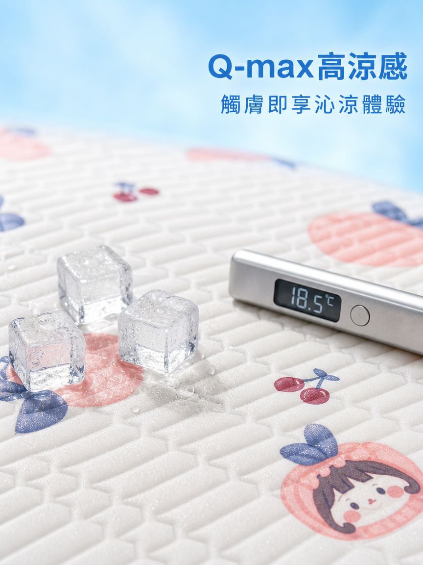 多圖案極冰凍感乳膠床包