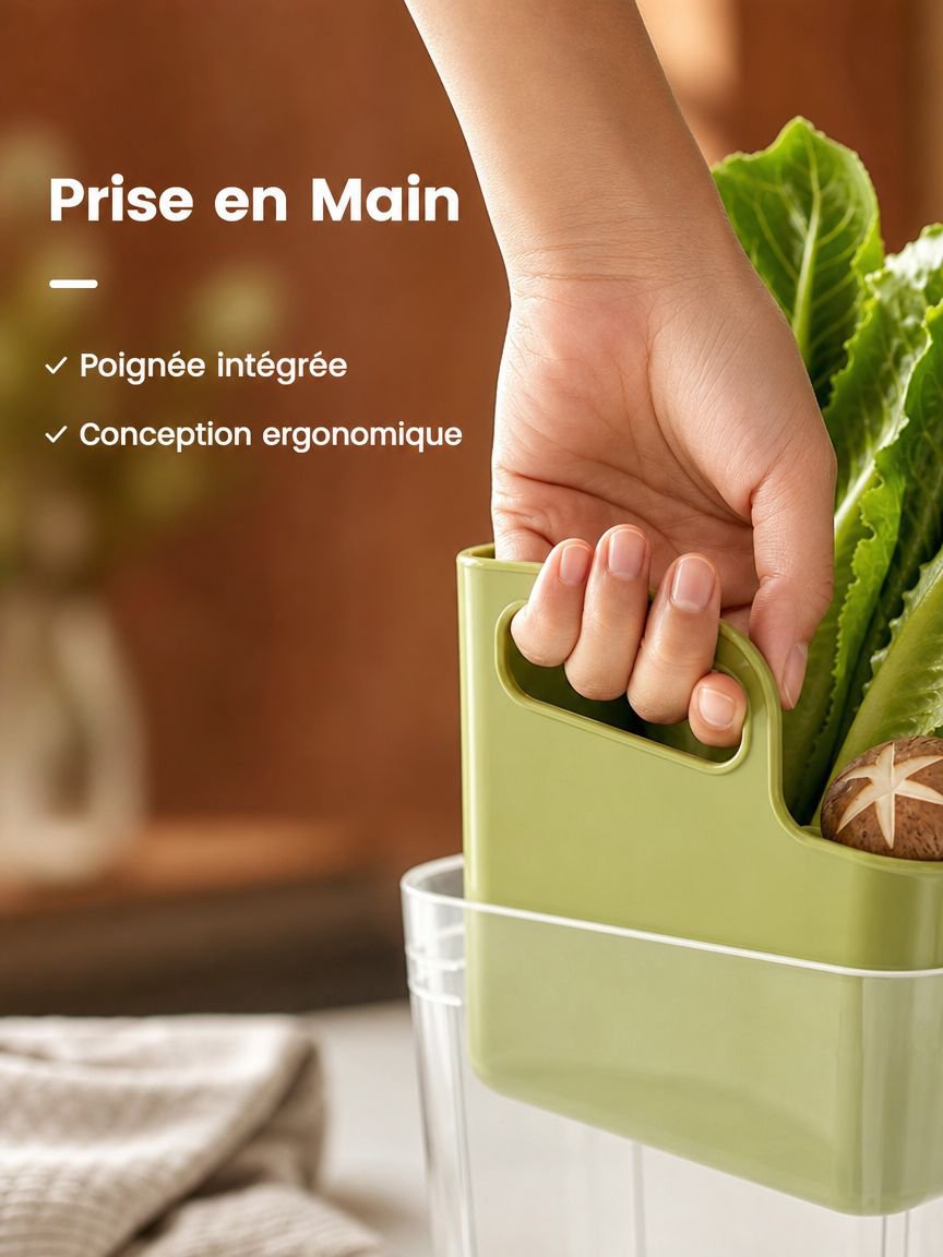 Boîte de stockage alimentaire pour légumes et fruits