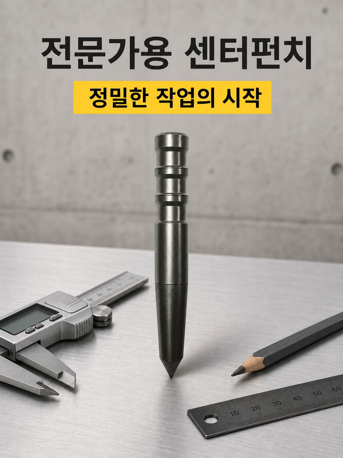 센터펀치 수동 고강도 펀치 펀치 위치추적기 고경도 공구샘플펀치