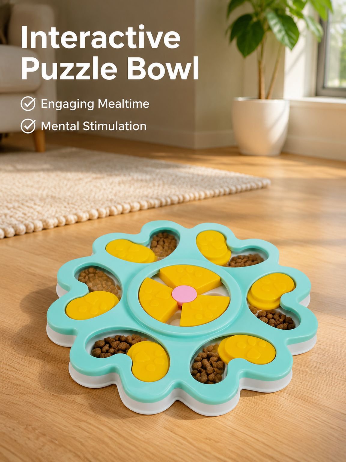 Pet Puzzle Slow Food Bowl Toy