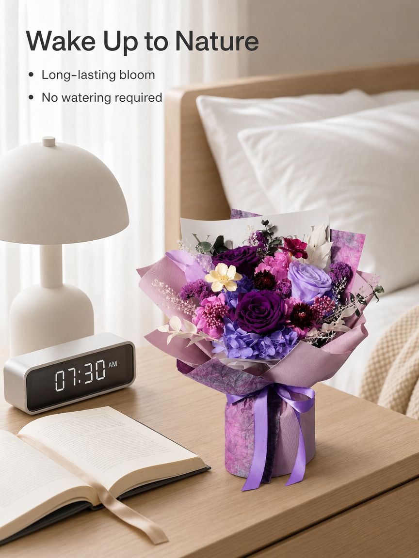 Preserved Bouquet Ornament