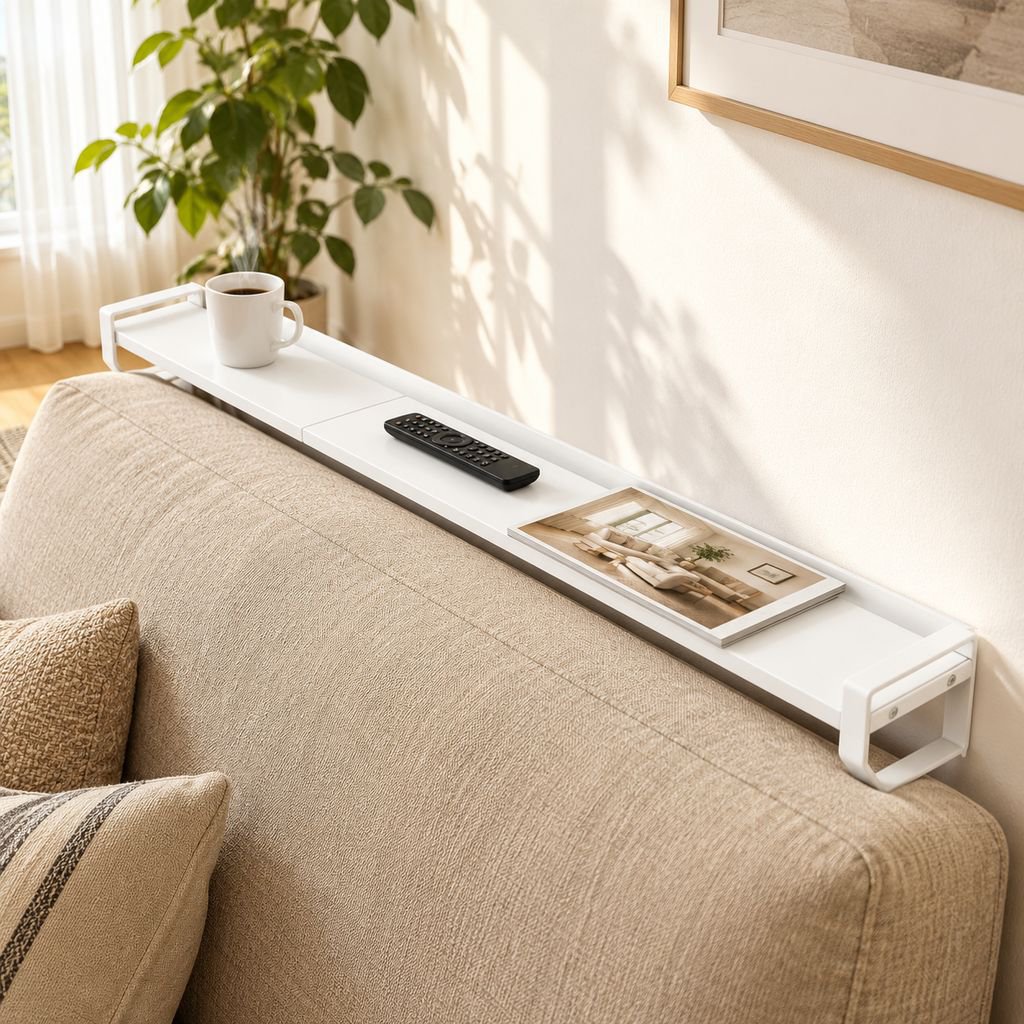 Narrow Bedside Gap Storage Shelf