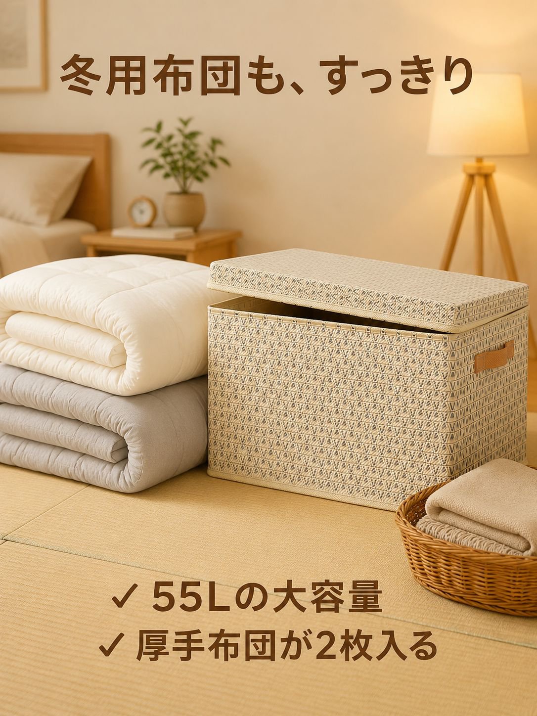 衣類布団収納ボックス