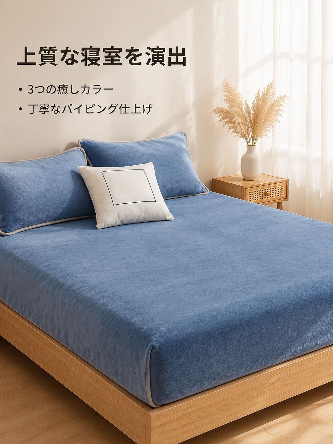 ミルクフリースベッドシーツ