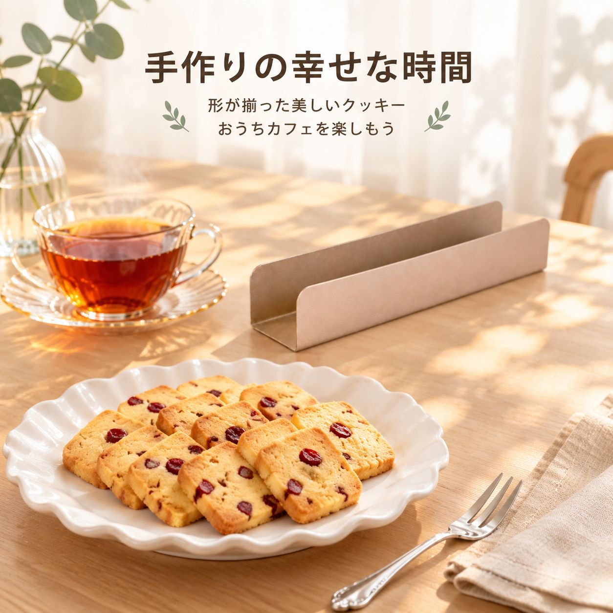 ノンスティック U型 クッキー型 クランベリークッキー 成形型 パン型 ベーキングツール