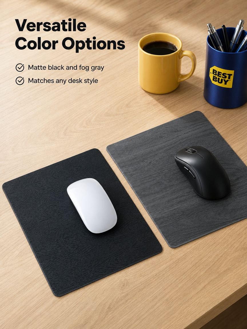 Waterproof mouse pad with anti-slip base