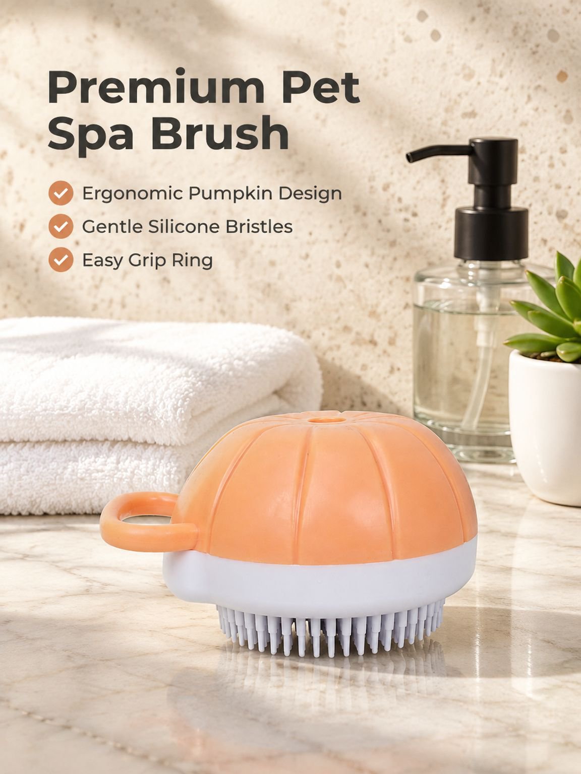 Dog and Cat Massage Cleaning Brush