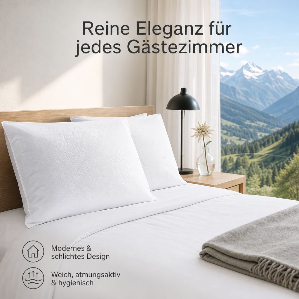Einweg-Kissenbezüge für Hotels und Pensionen, extra dick, hygienisch, 100 Stück