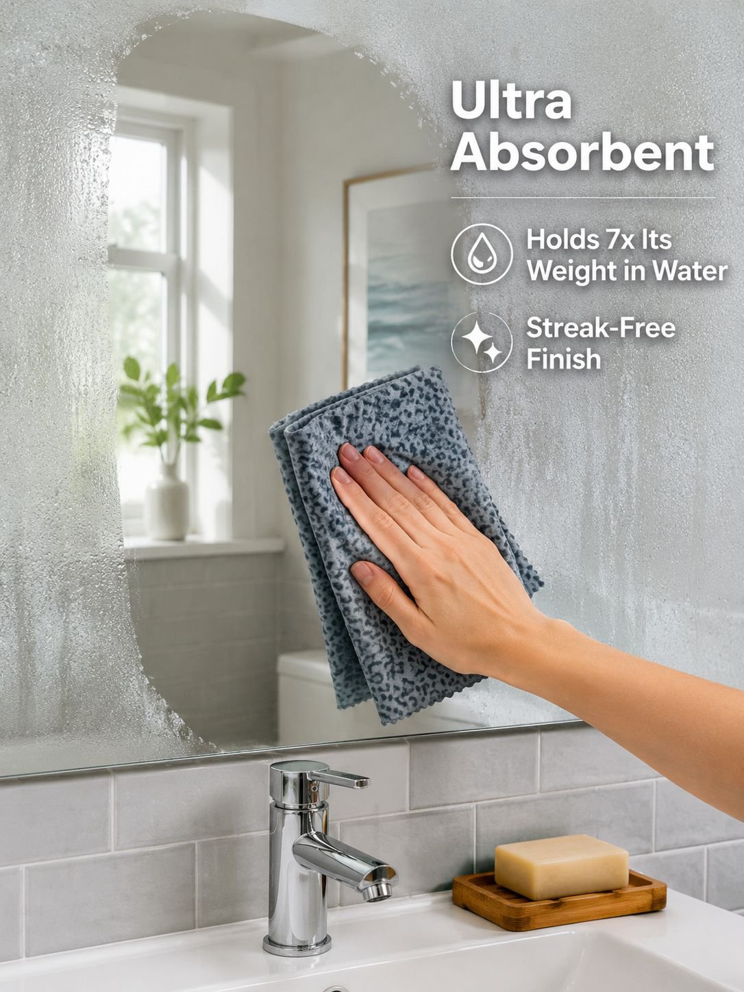 Multi-Purpose Cleaning Towel for Kitchen and Bathroom