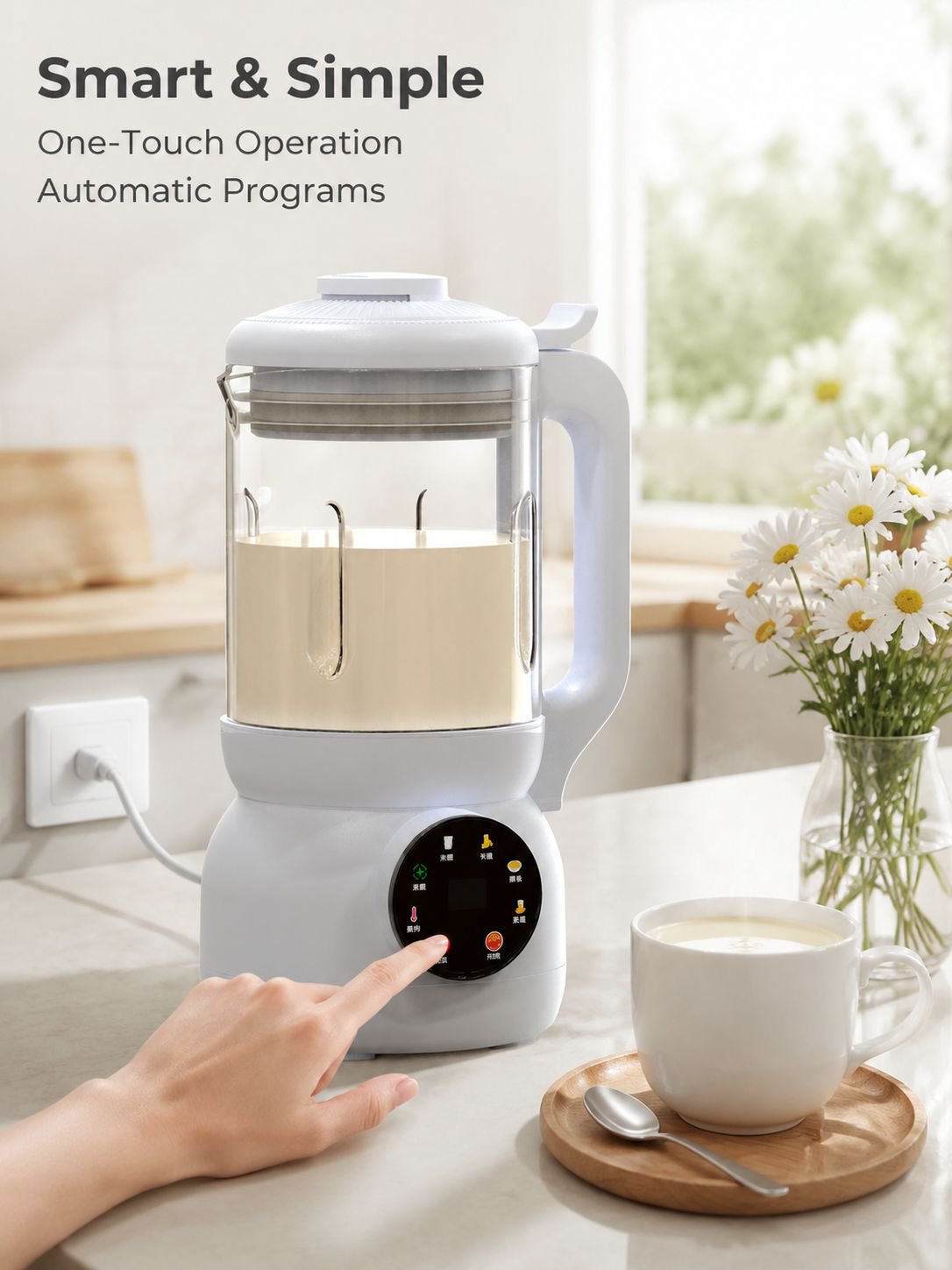 Home Small Multifunctional Food Processor Automatic Soy Milk Blender