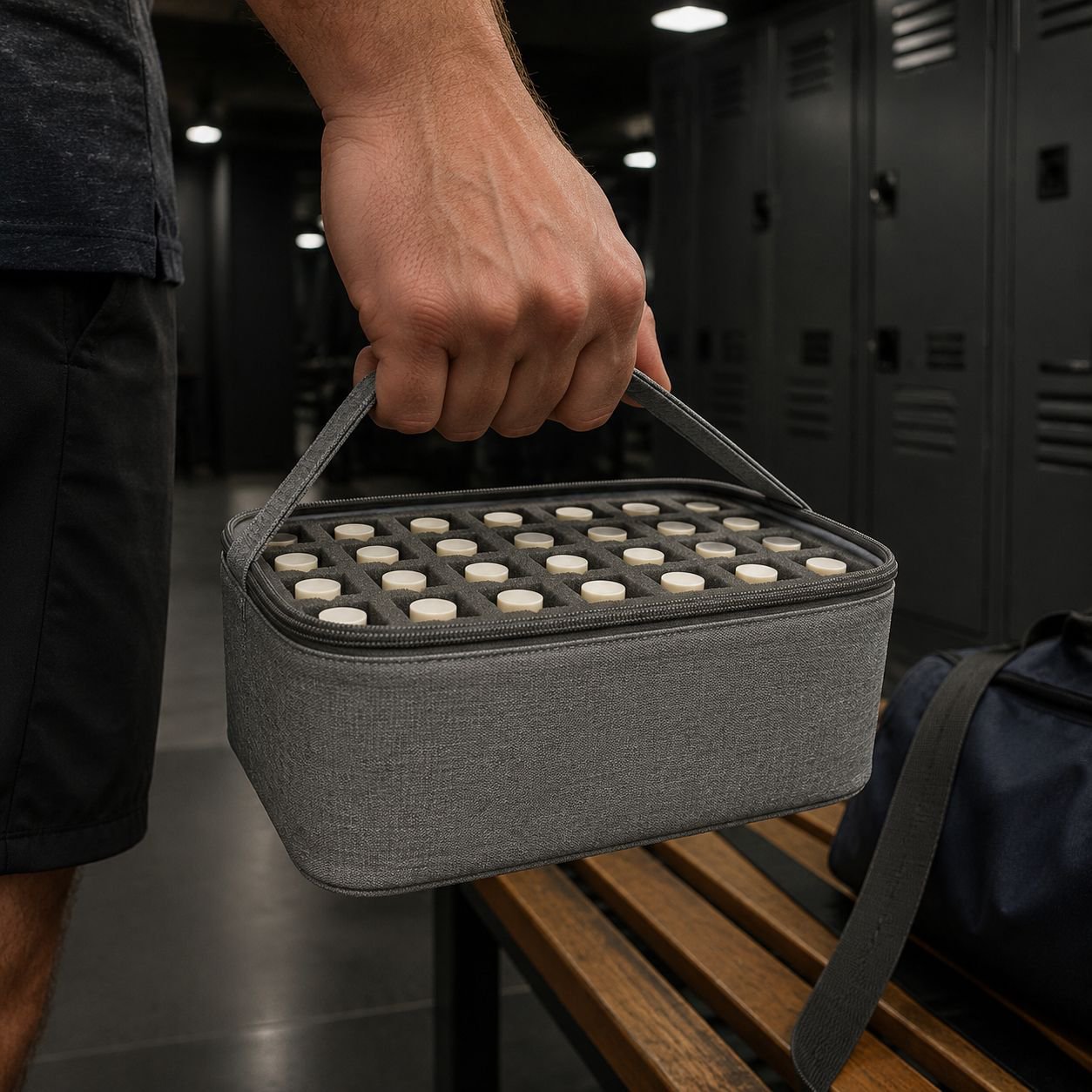 Unisex toiletry bag suitable for both men and women